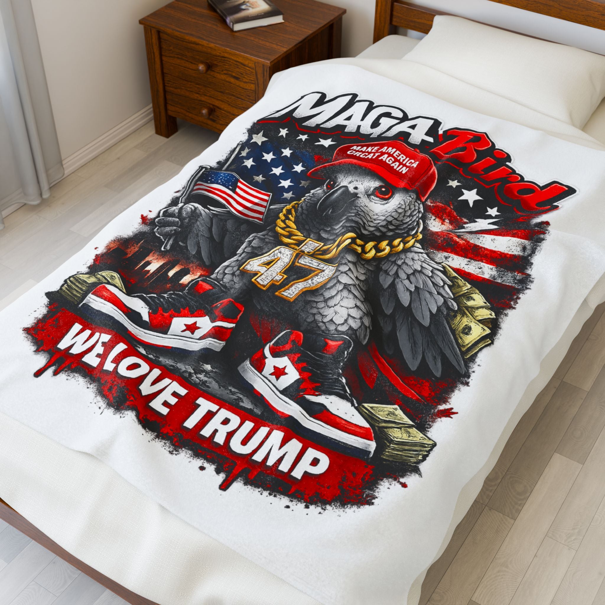 OG MAGA BIRD BLANKET