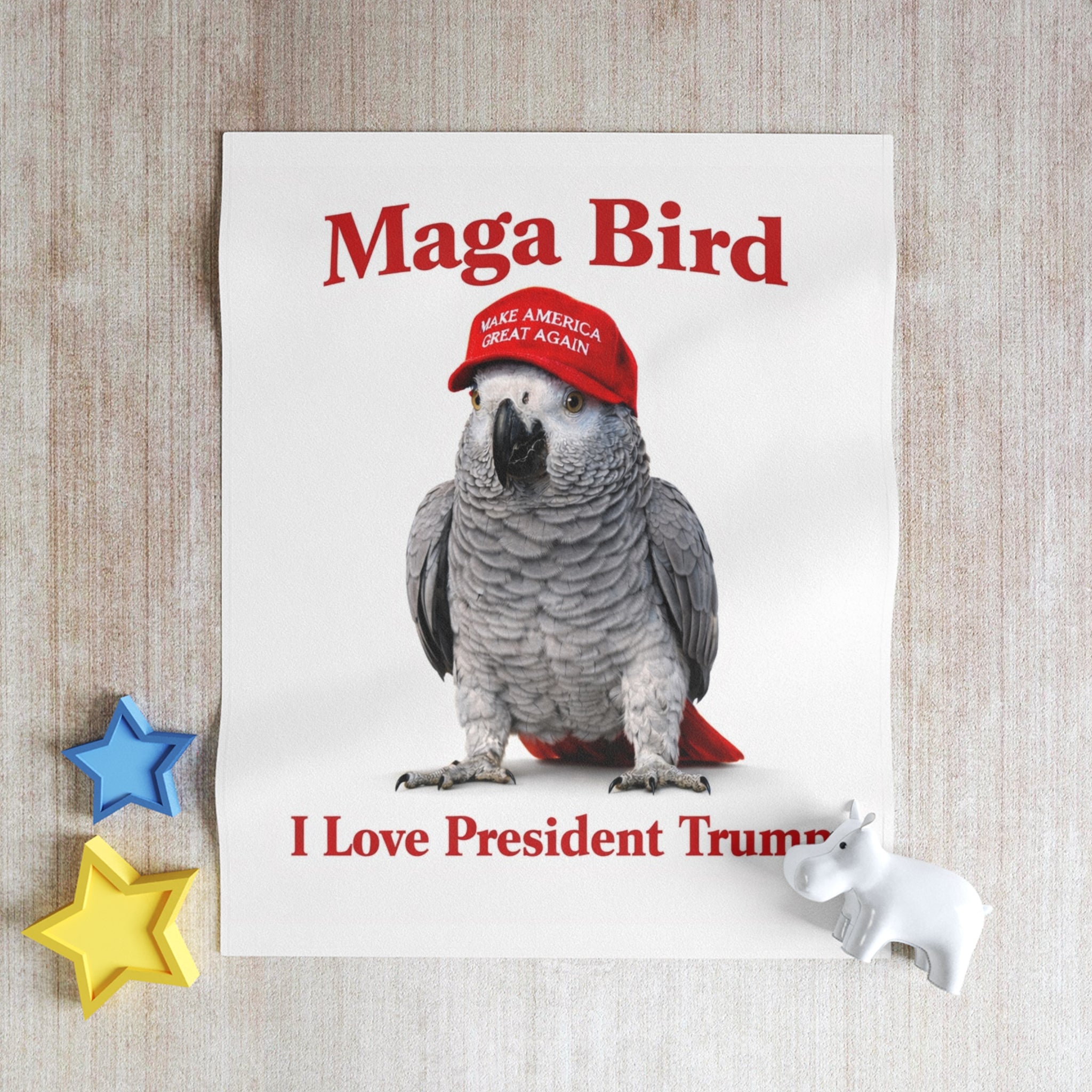 "I Love President Trump" Throw Blanket